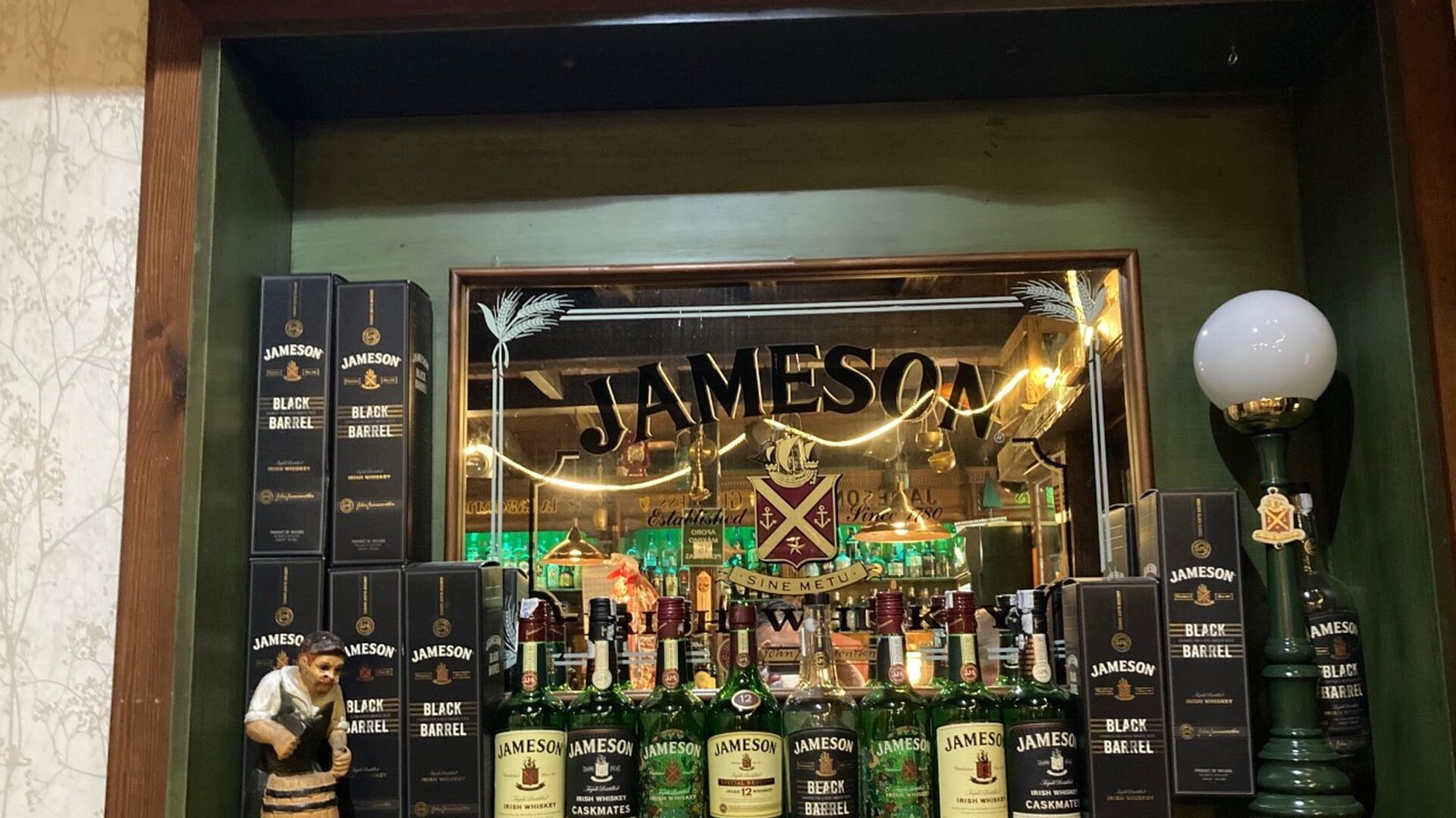 Rinc&oacute;n Jameson, con algunas de las referencias de esta marca de whiskey irland&eacute;s.