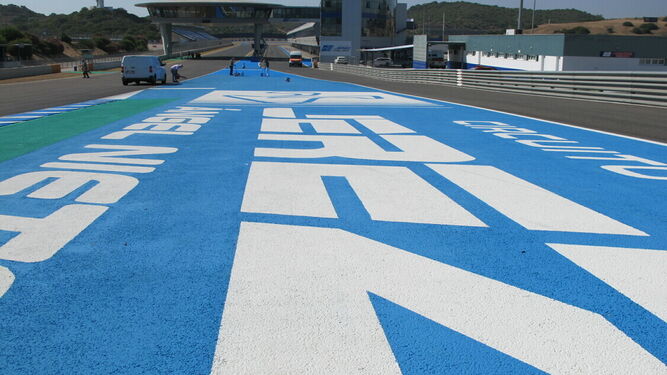 La recta principal del Circuito de Jerez.