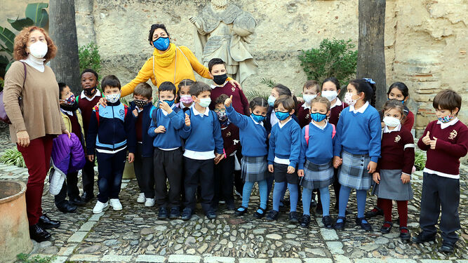 Escolares de Jerez, de visita en el Alcázar.