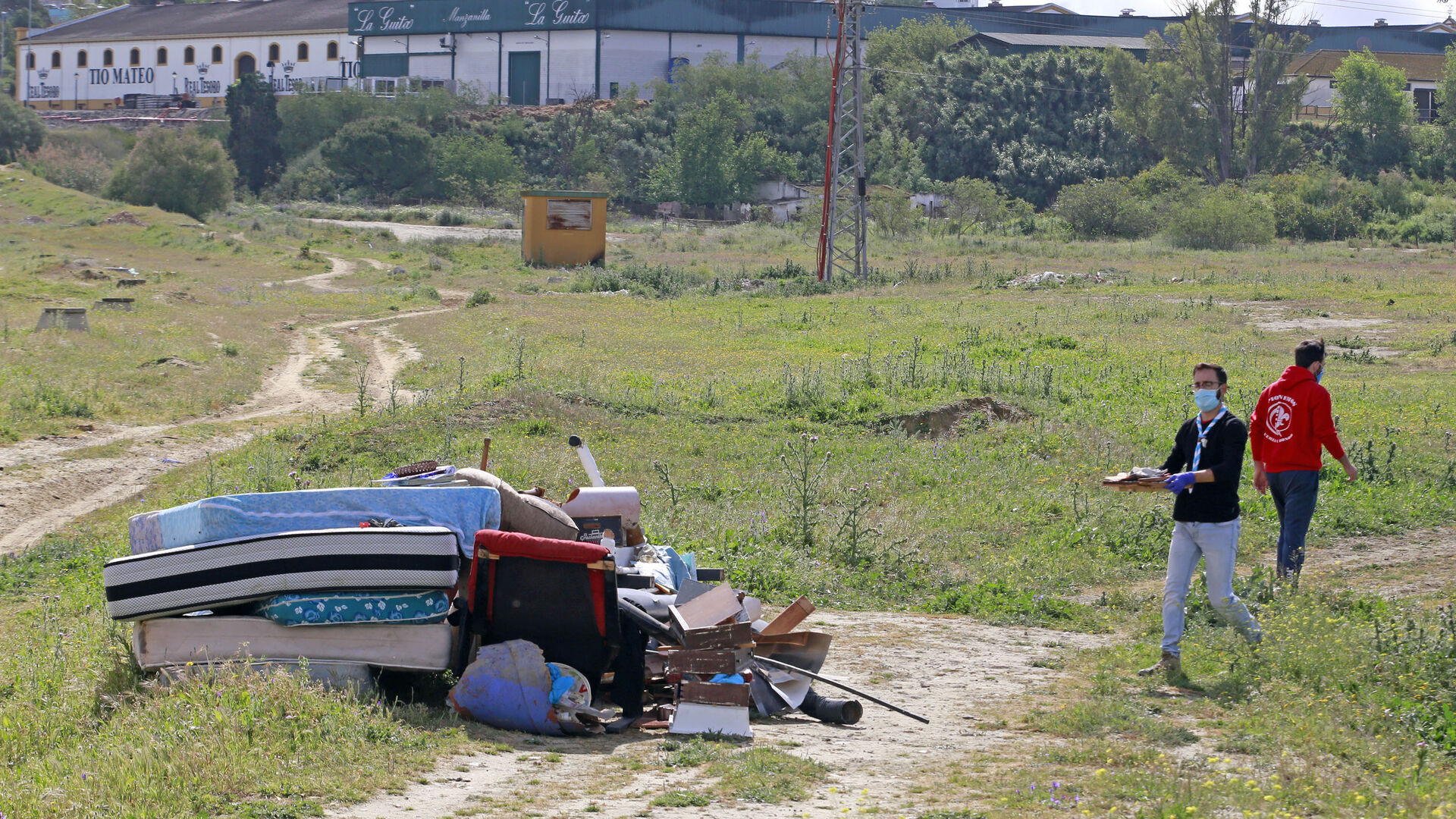 Gran recogida de Zero Waste Jerez con casi 40 voluntarios