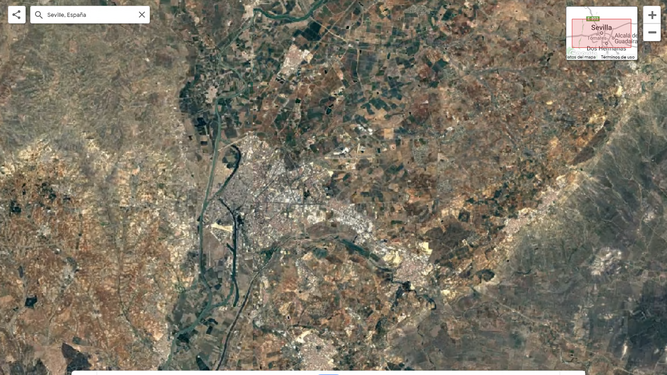 Timelapse de Sevilla en Google Earth