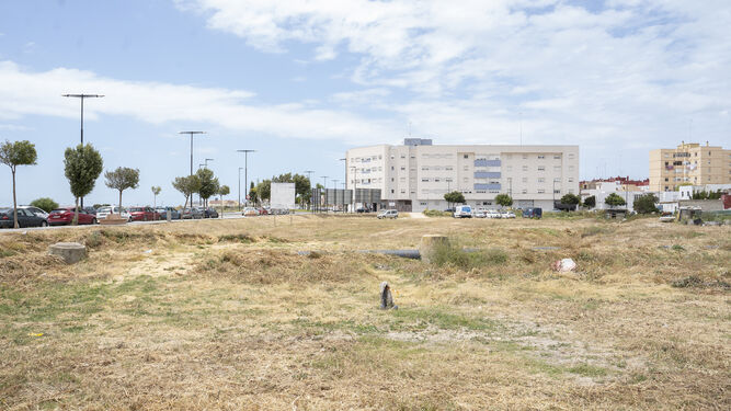 Terrenos de la Ronda del Estero donde se construirá la nueva promoción de vivienda pública.