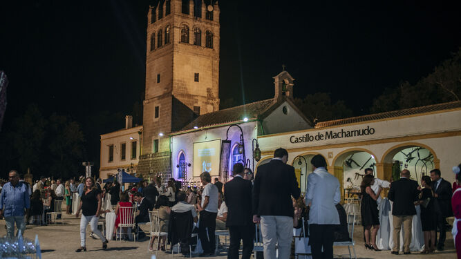 Gala del X aniversario de la Ruta del del Marco de Jerez celebrada en 2016 en el Castillo de Macharnudo de Fundador.