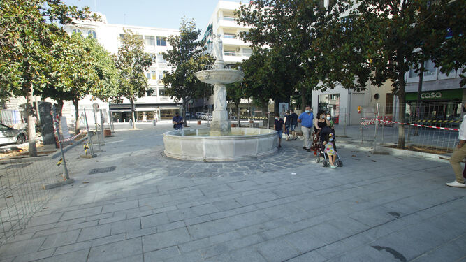 La renovada Plaza de la Magdalena de Sevilla.