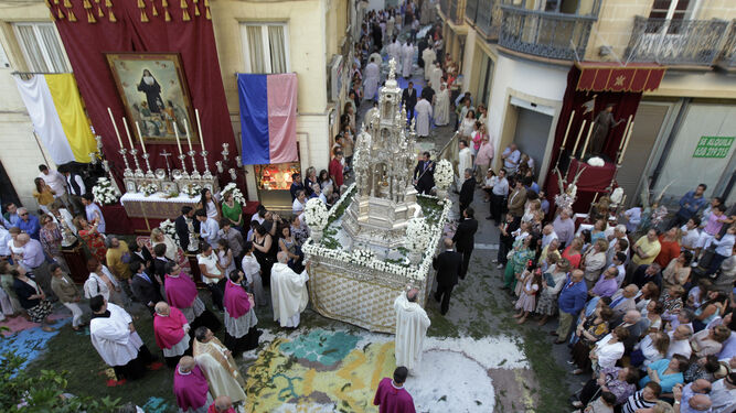 La procesión del Corpus no saldrá este año a las calles de Jerez.