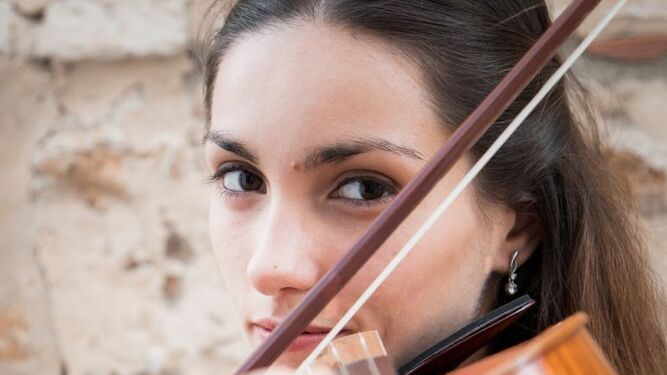 La violinista Irene Ortega.