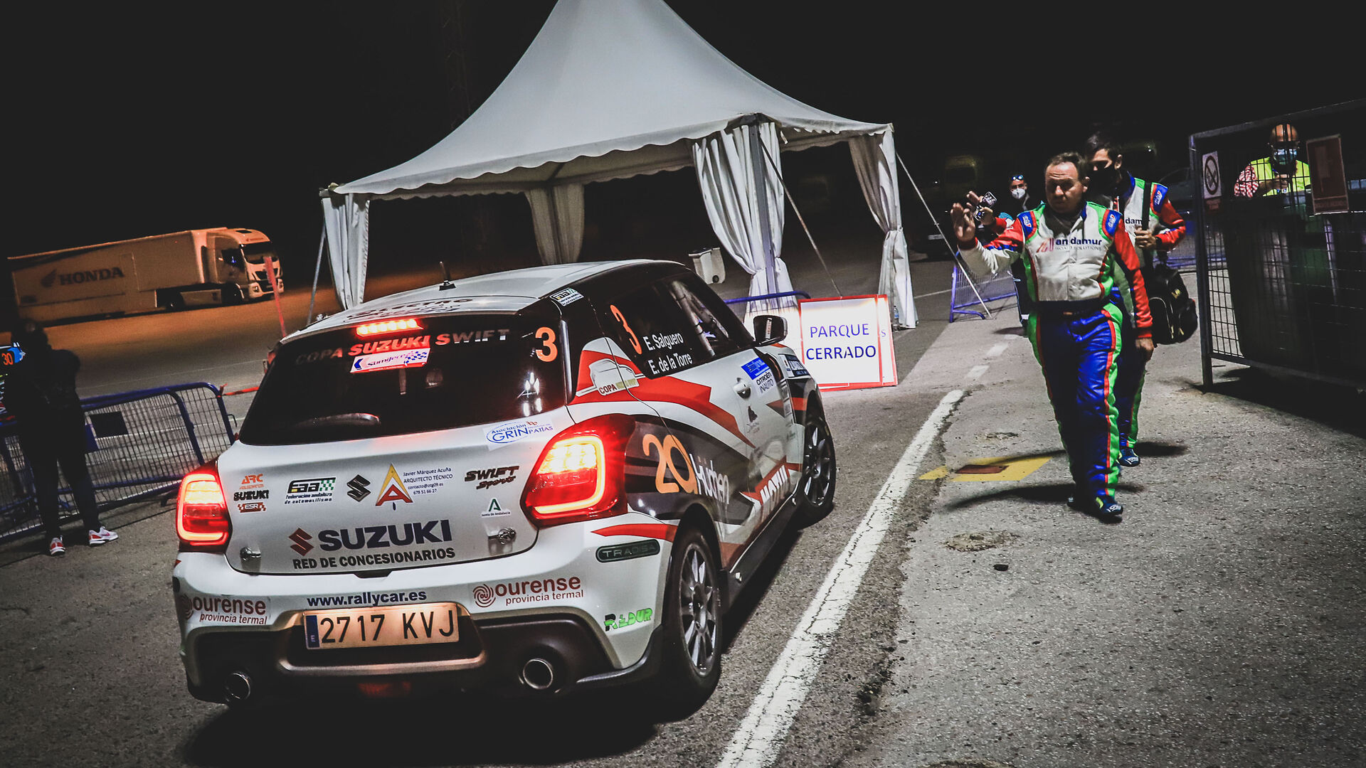 Im&aacute;genes del tramo nocturno del Rallye Ciudad de Jerez en el Circuito