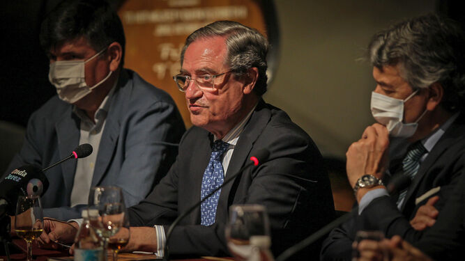 Juan Salido, durante su intervención en el Consejo Regulador.