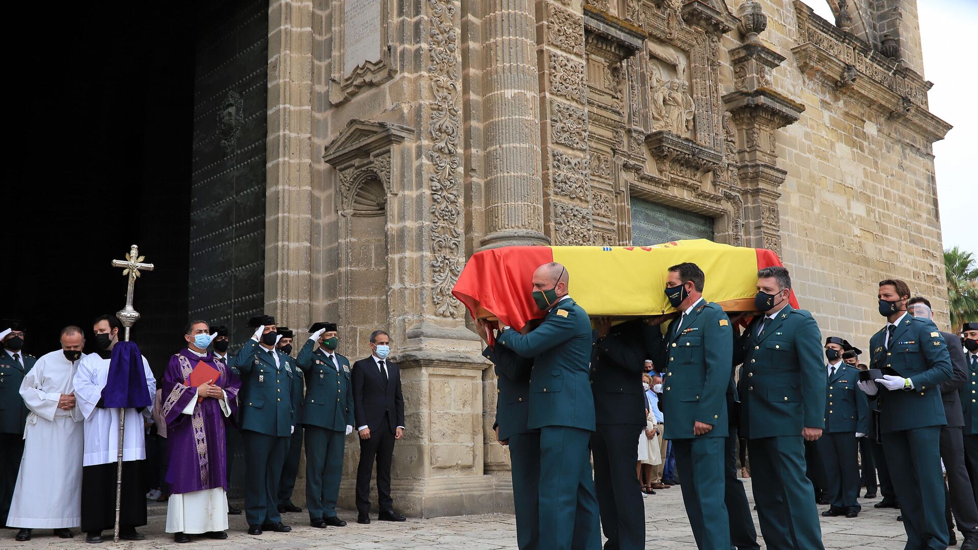 Funeral en la Catedral de Jerez por Agust&iacute;n C&aacute;rdenas