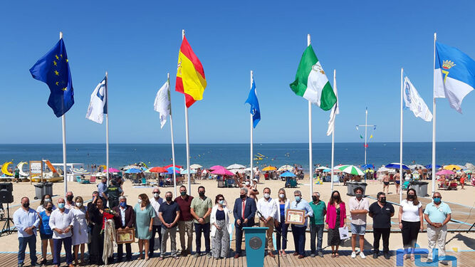 El acto inaugural de la temporada veraniega de las playas de Chipiona.