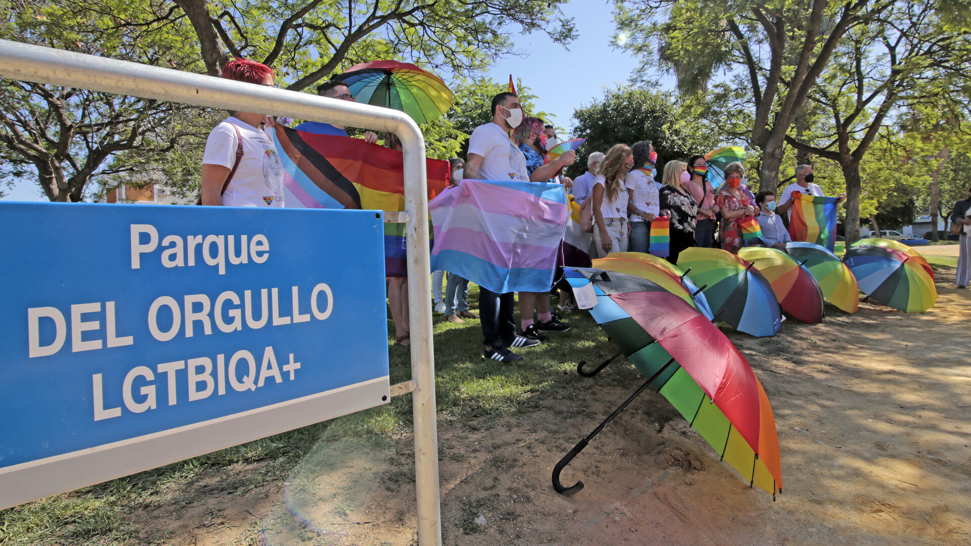 Inauguraci&oacute;n del Parque del Orgullo LGTBIQA+.