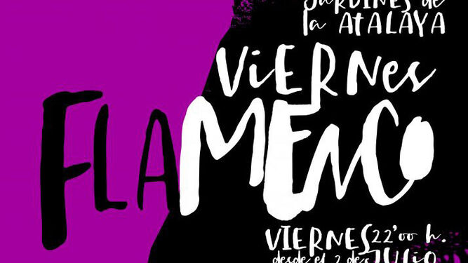 Cartel anunciador de los Viernes Flamenco