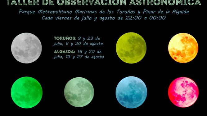 Este viernes comienzan los talleres de observación astronómica en el parque de Los Toruños.
