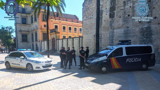 La detención de los presuntos autores fue posible tras la operación conjunta de la Policía Nacional y Local de Jerez