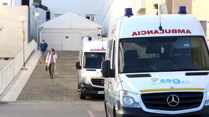 Una imagen de ayer del hospital de Jerez.