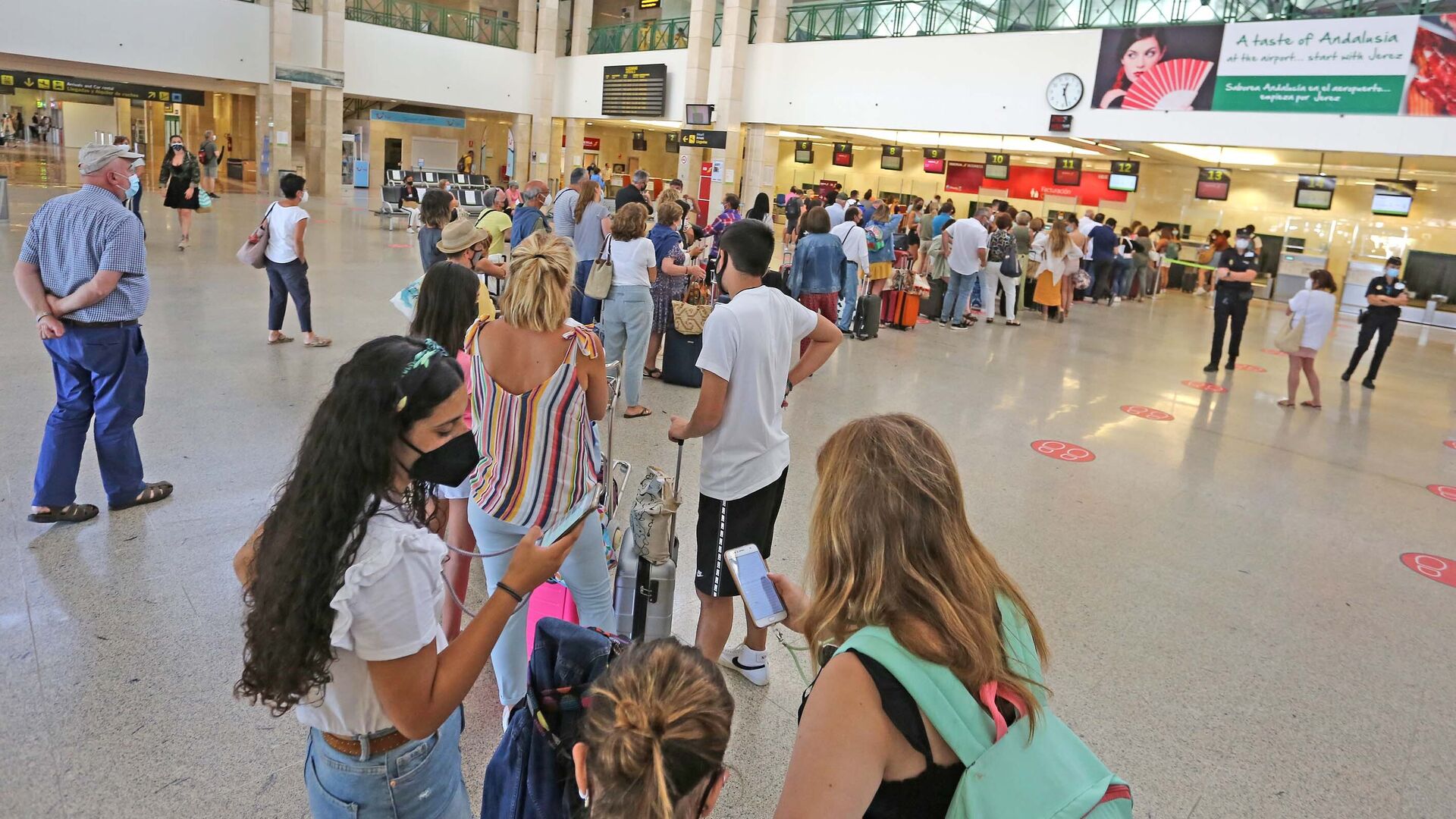 El Aeropuerto de Jerez se llena en Julio