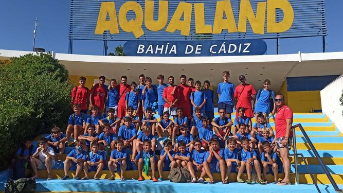 Los chiquillos pasaron un gran día en Aqualand Bahía de Cádiz.