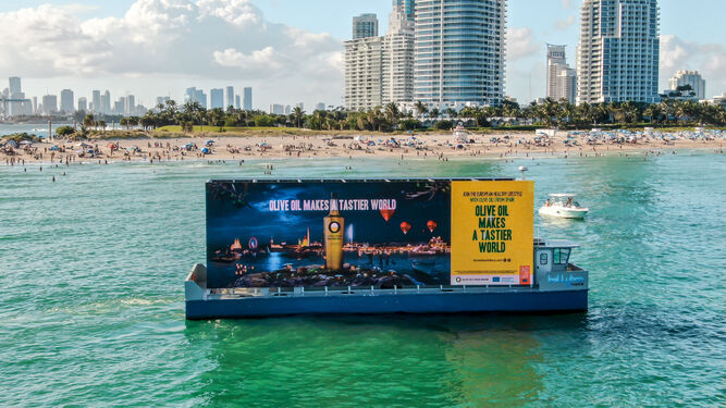 Promoción de aceites de oliva españoles en la costa de Miami