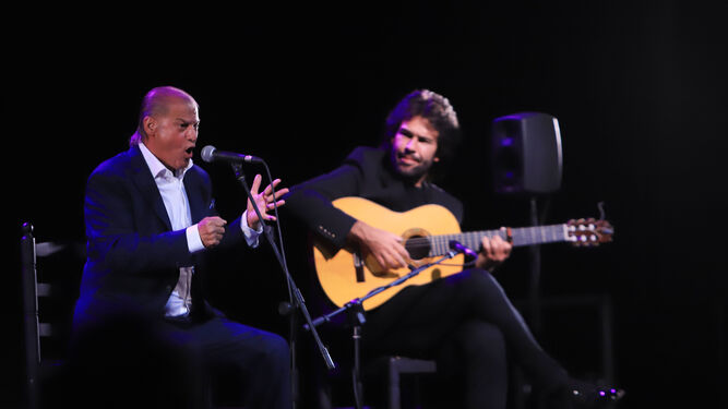 Enrique Soto y Miguel Salado, durante su actuación.
