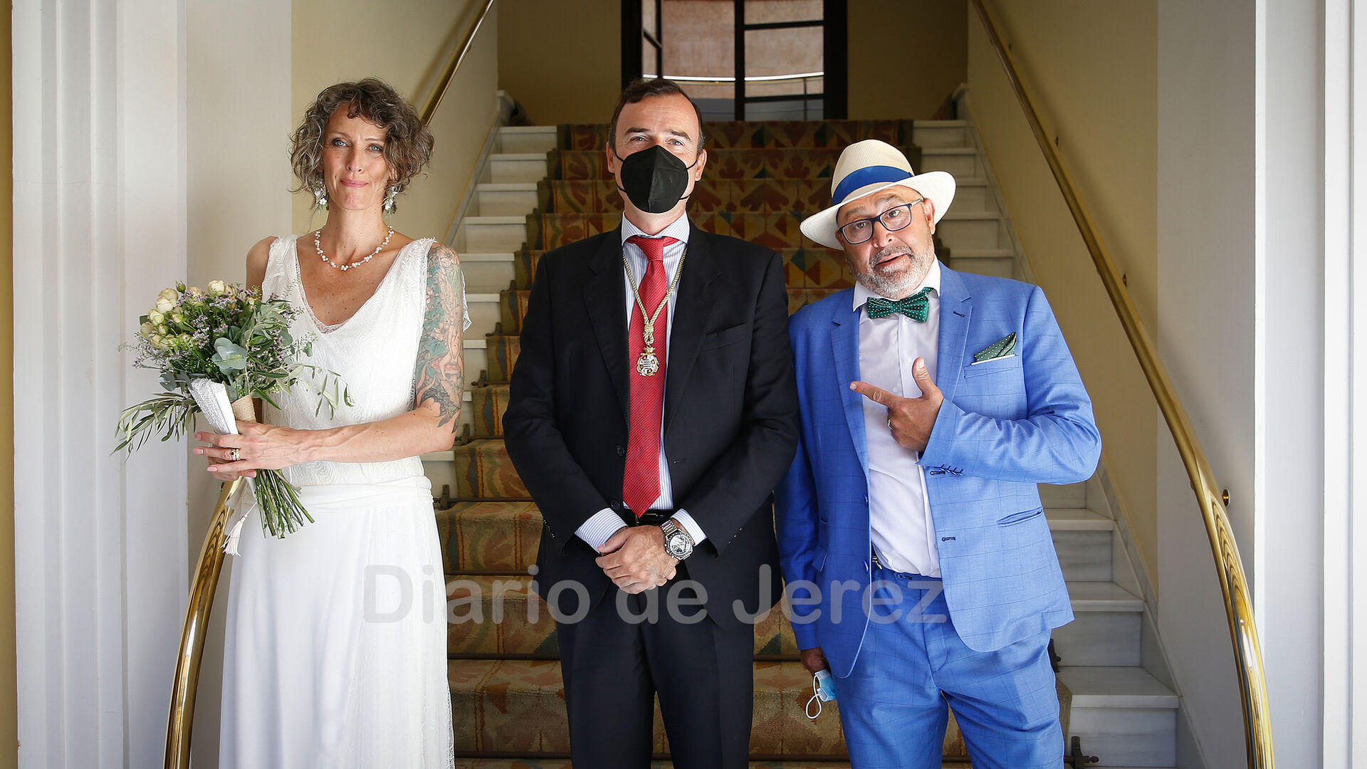 Peculiar boda de Juan Tejero con la alemana Tina Heidelberg