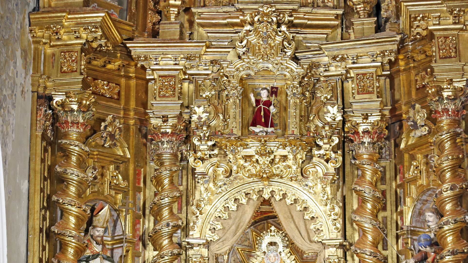 Bendici&oacute;n del retablo en la iglesia de San Lucas