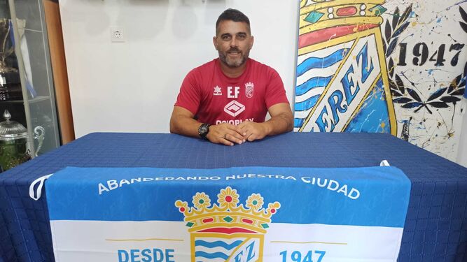 Emilio Fajardo, técnico del Xerez Club Deportivo.