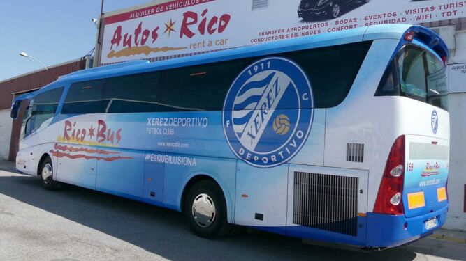 La Xerez DFC estrenará este domingo para viajar a Cáceres su autobús personalizado.