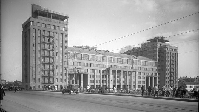 La Casa de Gobierno, en una imagen de mediados de los años 30.