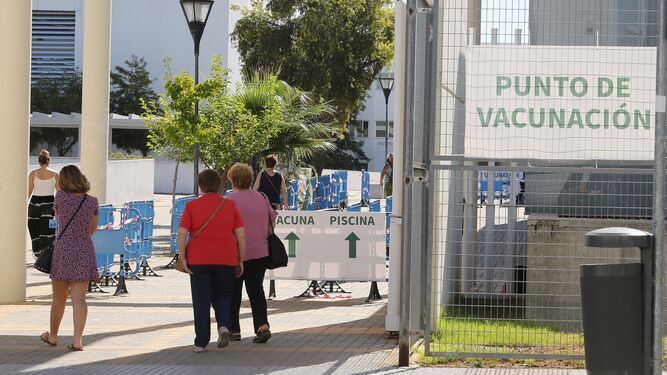 Imagen de una de las jornadas de vacunación sin cita en el Campus de Jerez.