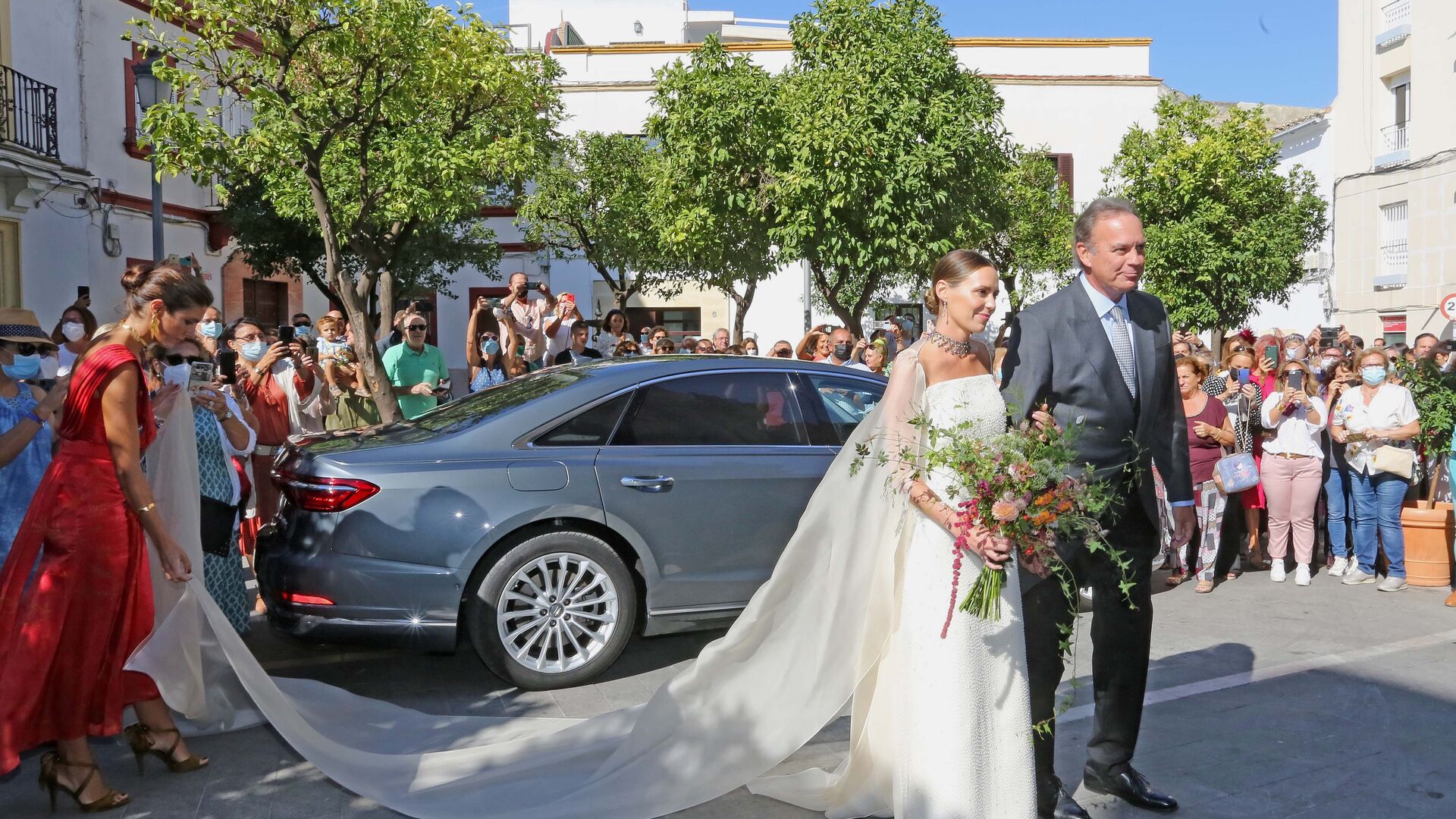 Las mejores im&aacute;genes de la boda de Claudia Osborne y Jos&eacute; Entrecanales en Jerez