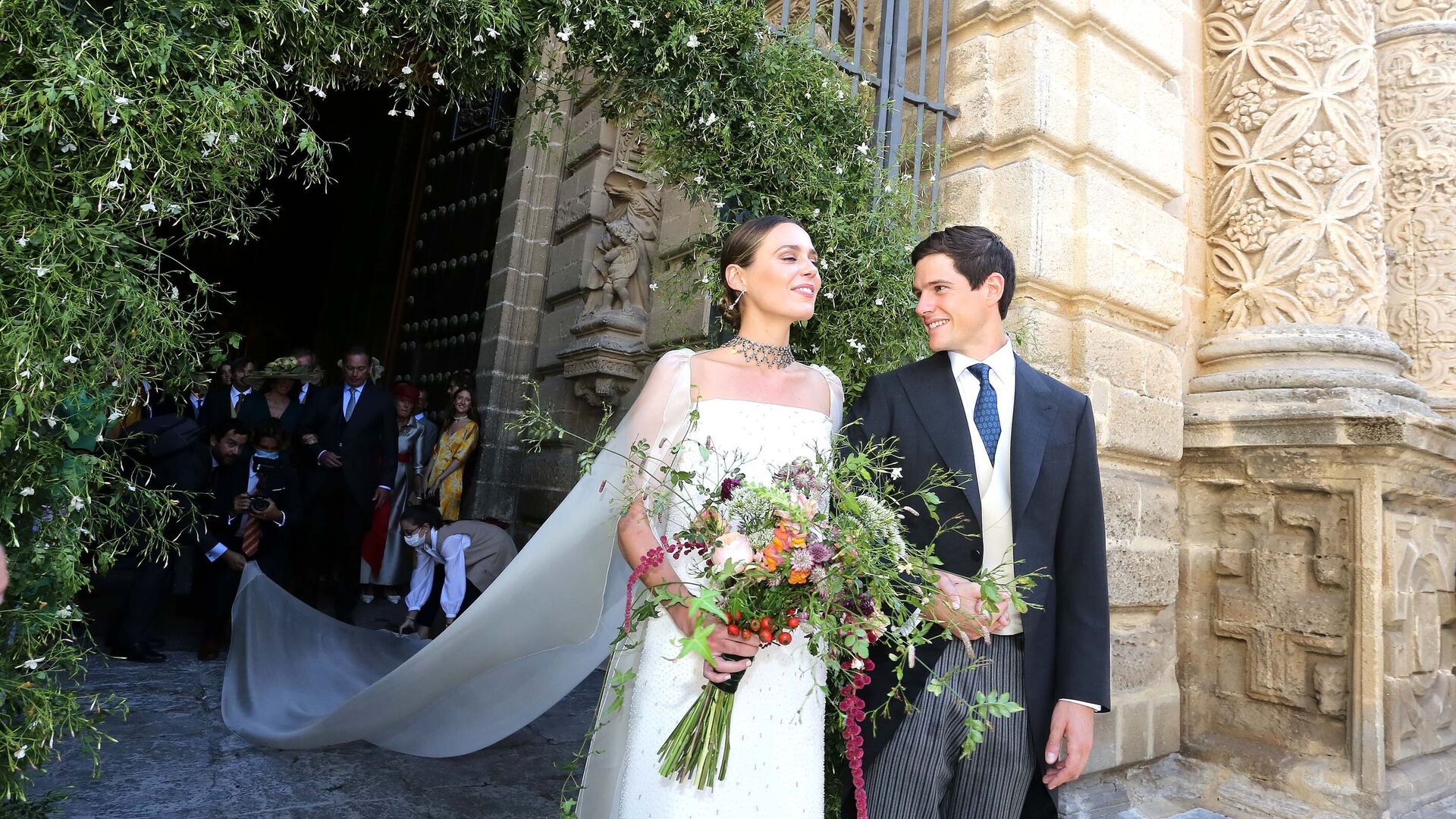 Las mejores im&aacute;genes de la boda de Claudia Osborne y Jos&eacute; Entrecanales en Jerez