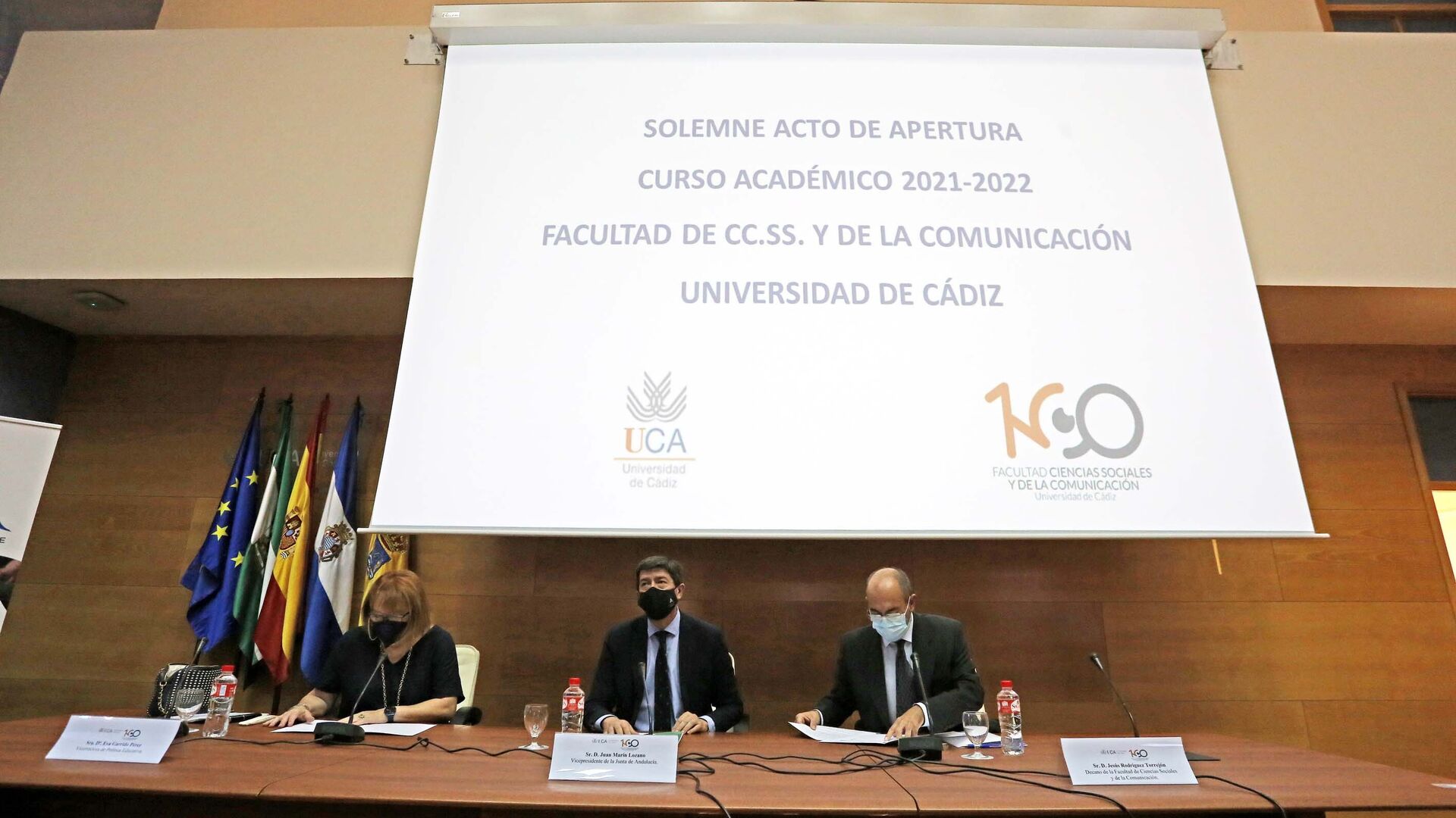 Juan Mar&iacute;n inaugura el curso de Ciencias Sociales y Comunicaci&oacute;n en el campus de Jerez