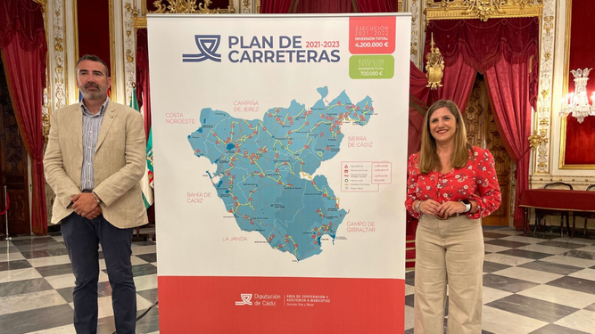 Presentación del plan de carreteras en julio en la Diputación.