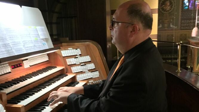 El organista Josep Solé.