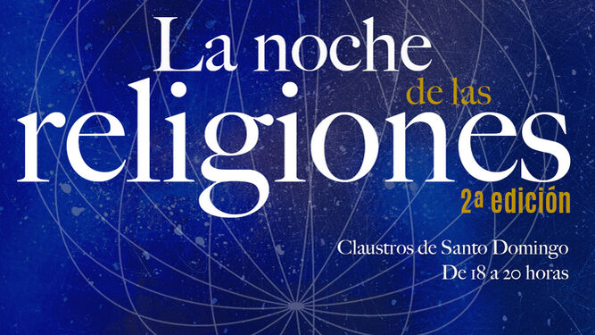 Cartel anunciando la Noche de las Religiones