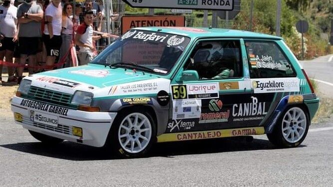 Amador Jaén participará con el Renault 5 GT Turbo, su inseparable 'soplillo'.