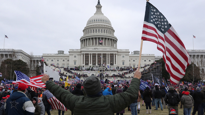 Una imagen del asalto al Capitolio en Washington el pasado 6 de enero.