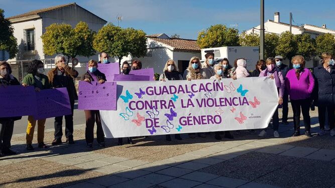 Acto institucional de hoy en Guadalcacín contra la violencia de género.