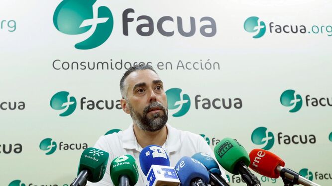 El secretario general de Facua, Rubén Sánchez.