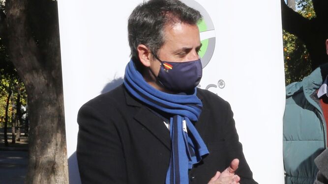 El portavoz del PP, Antonio Saldaña.
