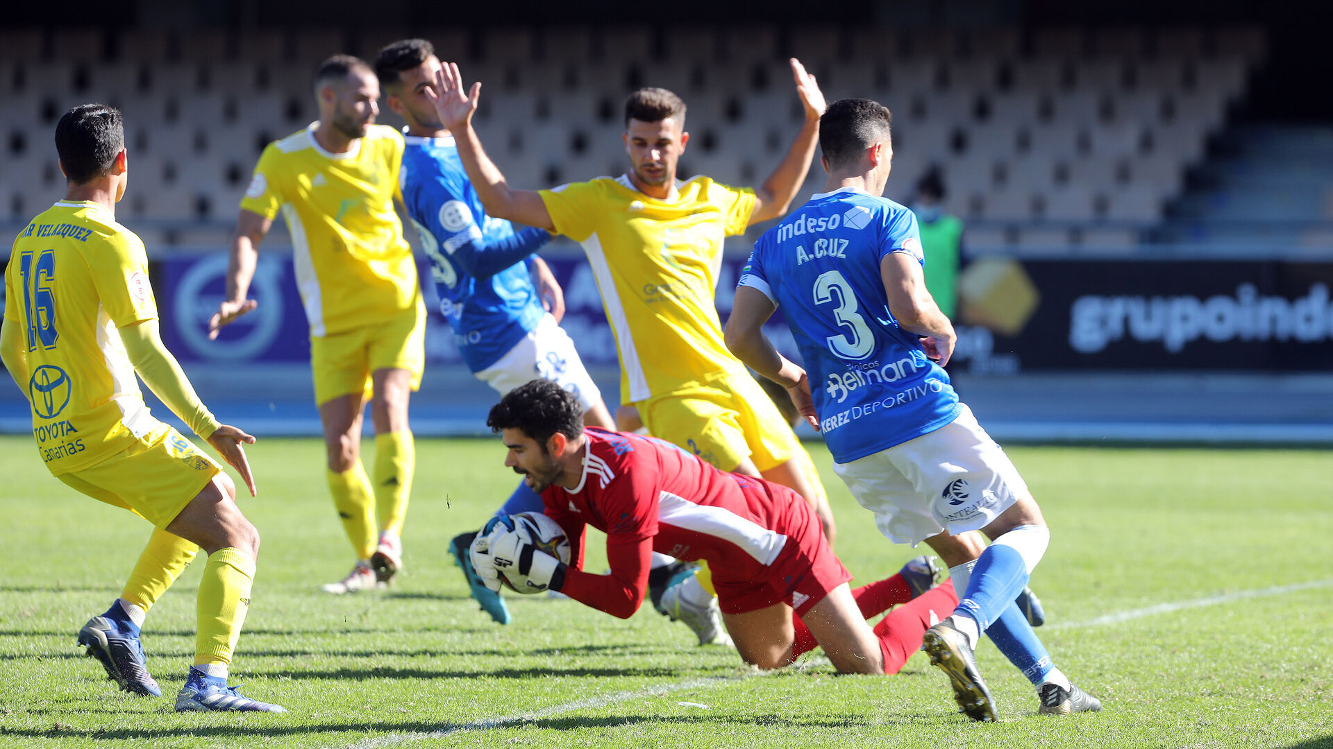 Victoria del Xerez DFC ante la UD San Fernando (1-0)