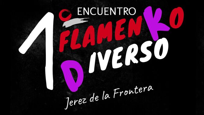 Cartel del I Encuentro Flamenko Diverso.