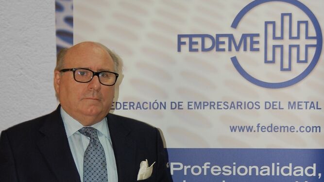 Francisco Javier Moreno Muruve, presidente de Fedeme (Federación de Empresarios del Metal).