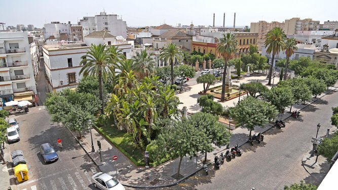 Imagen de archivo de la plaza de las Angustias de Jerez