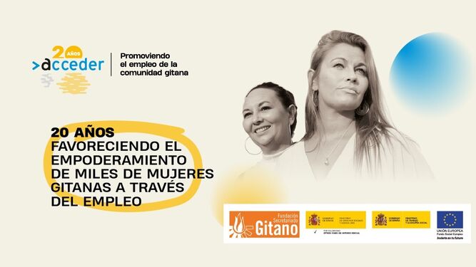 Las jerezanas Isabel González Pantoja y Manuela González Peña, protagonistas de la campaña de la Fundación Secretariado Gitano.