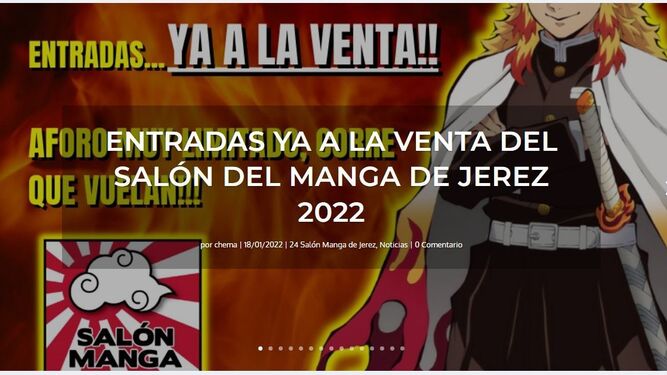 A la venta las entradas del Salón Manga de Jerez 2022.