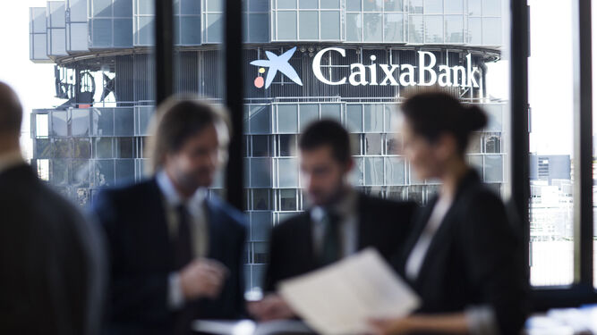 Centro corporativo de Caixabank  en Barcelona.