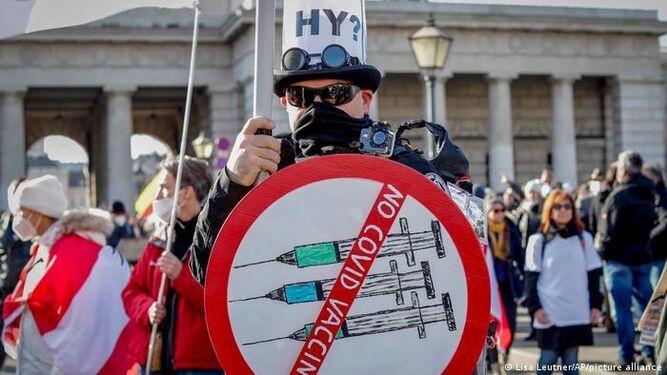 Protestas contra la vacuna de la covid en Austria