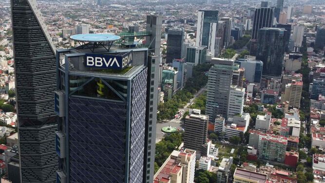 Torre del BBVA en México.