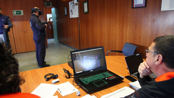 Jornadas sobre realidad virtual celebradas en las instalaciones de Endesa en Huelva.